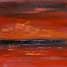 Thumbnail. Painting: Red Sunset, acrylic