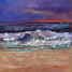Thumbnail. Painting: Evening tide Hunstanton, acrylic