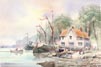 Thumbnail. Painting: Pin Mill, watercolour