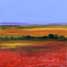 Thumbnail. Painting: Poppy Fields 2, acrylic