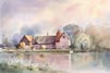 Thumbnail. Painting: Weybread Farm, watercolour