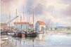 Thumbnail. Painting: Woodbridge, watercolour